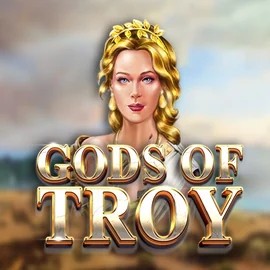 Gods of Troy slot logo by Red Tiger Gaming at NomaSpin Casino