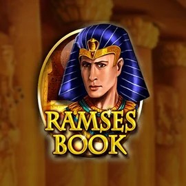 Ramses Book Deluxe slot logo by Gamomat at NomaSpin Casino