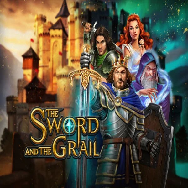 The Sword and the Grail slot visual from Play'n GO available on nomaspinapp.com
