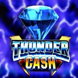 Thunder Cash online game logo by Novomatic on nomaspinapp.com